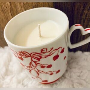 Handmade soy candle Lefton mug